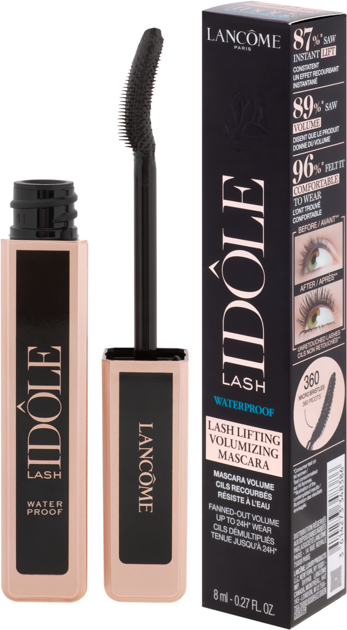 LANCÔME, Lash Idôle , tusz do rzęs, wodoodporny, nr 01 Glossy