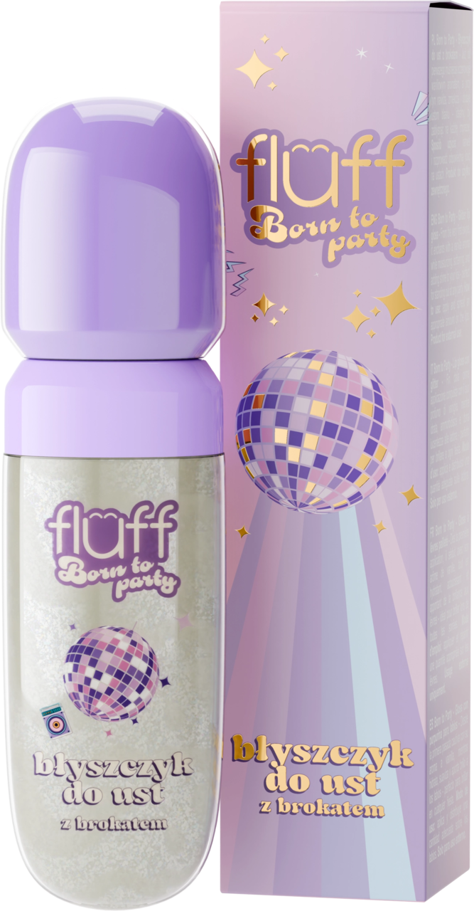 FLUFF, , błyszczyk do ust z brokatem, 6,5 ml | Drogeria Rossmann.pl