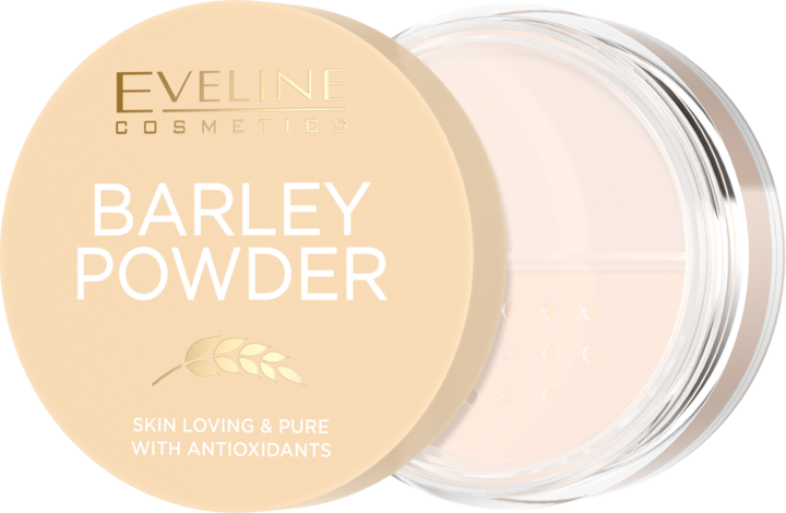 EVELINE COSMETICS, Barely Powder, puder do twarzy, sypki, jęczmienny, 8 g