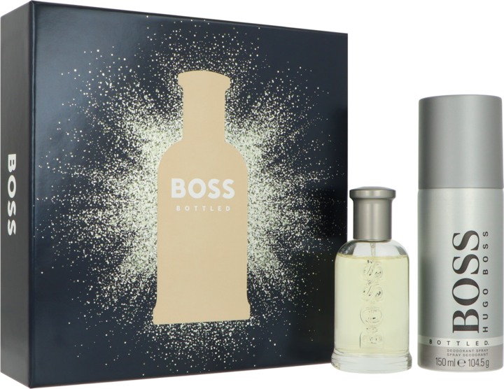HUGO BOSS, Bottled , zestaw dla mężczyzn, woda toaletowa 50ml +