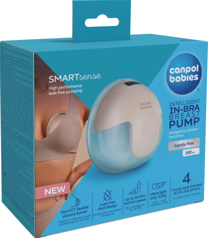 CANPOL BABIES, Smart Sense, laktator muszlowy, 1 szt.