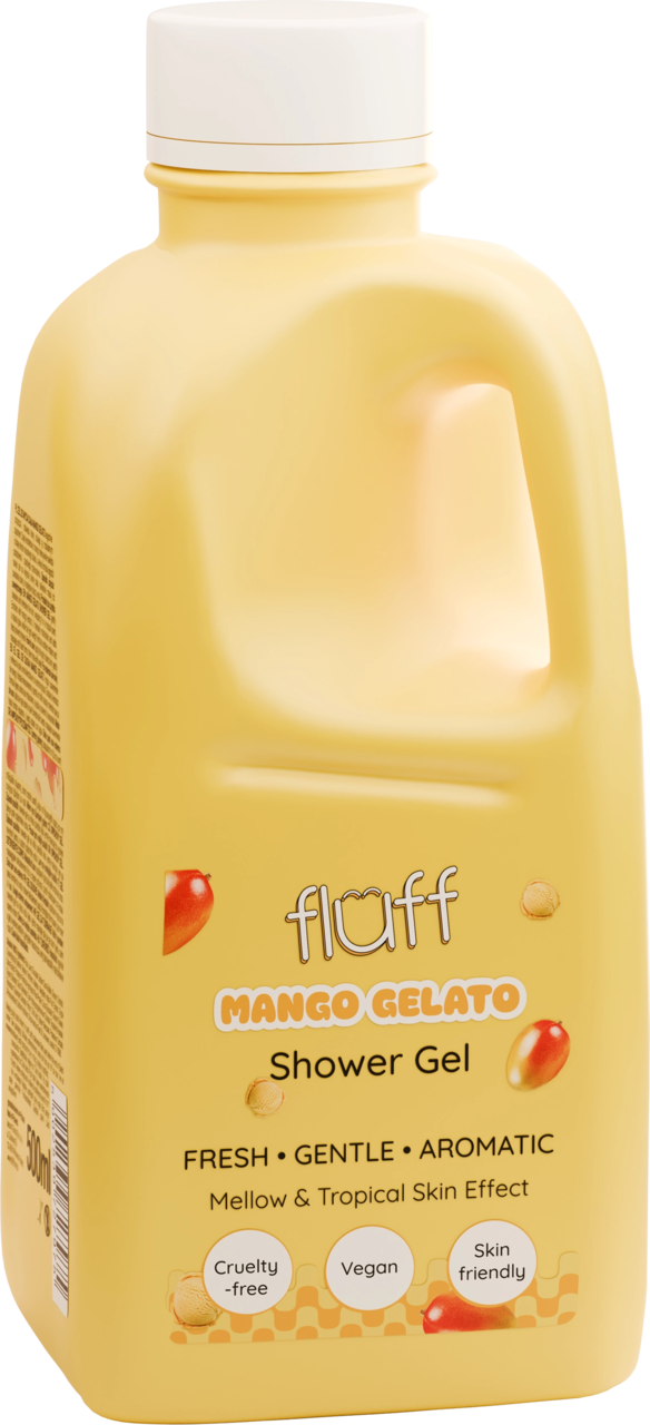 FLUFF, żel do mycia ciała, Mango Gelato, 500 ml
