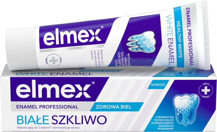 ELMEX, Enamel Professional Białe Szkliwo, pasta do zębów, wybielająca, 75 ml