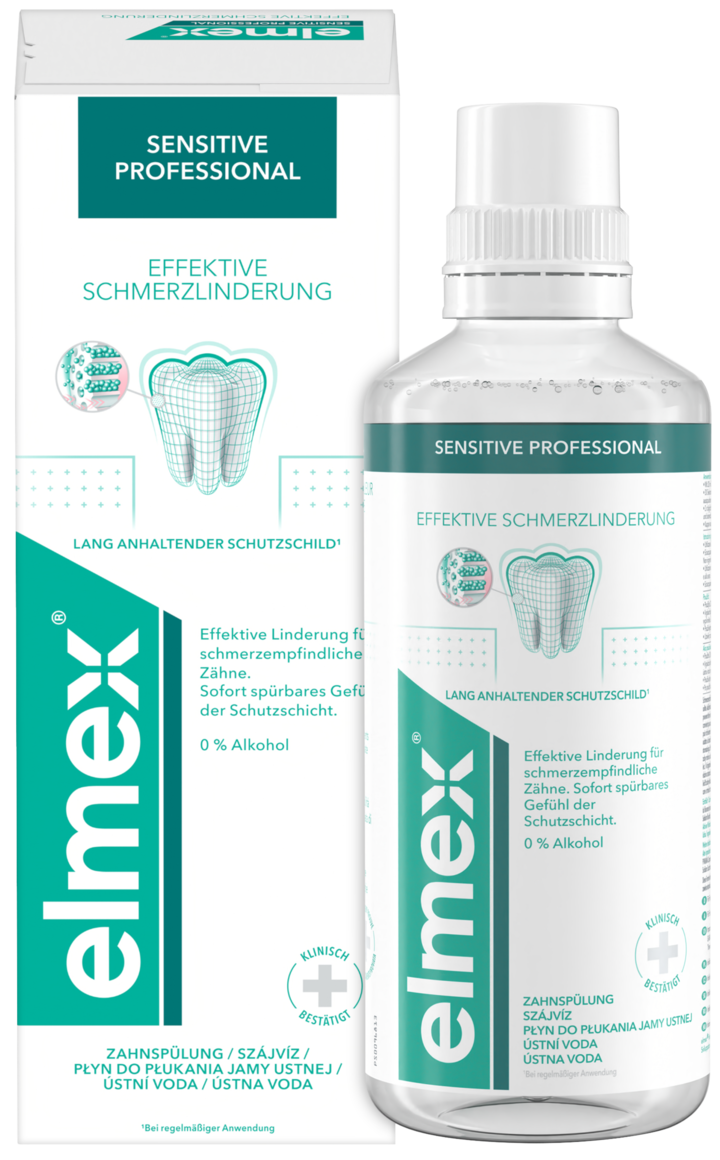 ELMEX, Sensitive Professional, płyn do płukania jamy ustnej, 400 ml