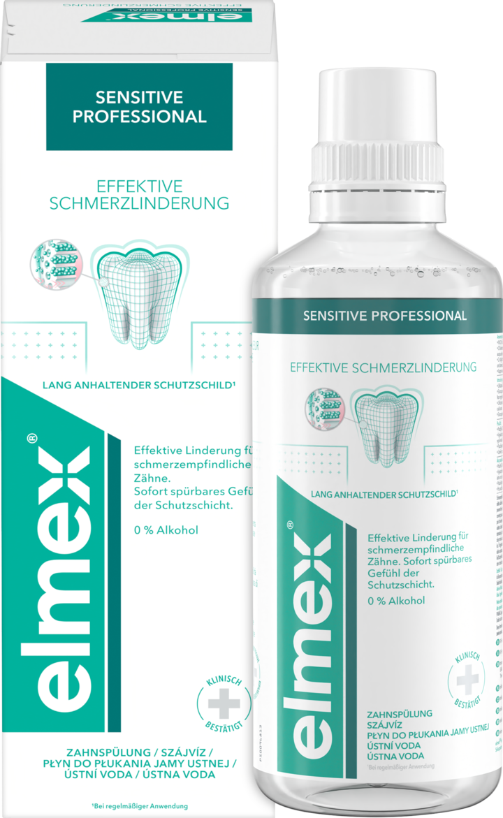 ELMEX, Sensitive Professional, płyn do płukania jamy ustnej, 400 ml