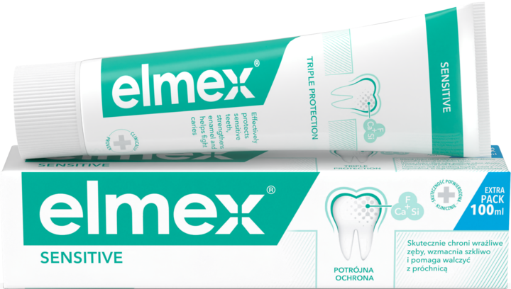 ELMEX, Sensitive, pasta do zębów na nadwrażliwość, 100 ml