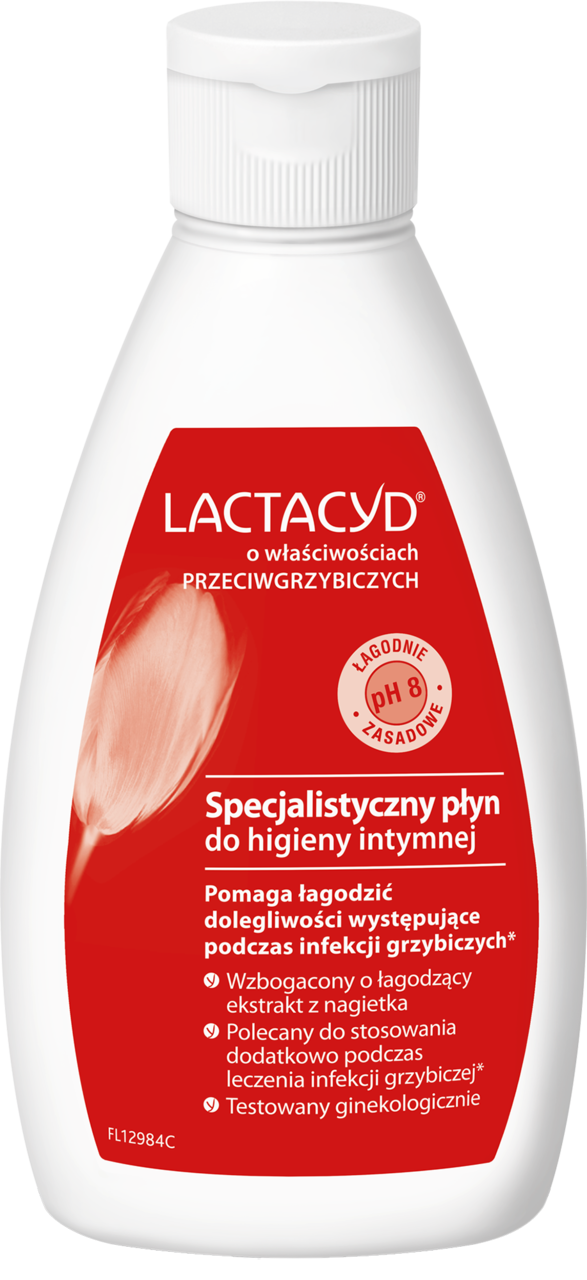 LACTACYD, płyn do higieny intymnej, o właściwościach przeciwgrzybiczych, 200 ml