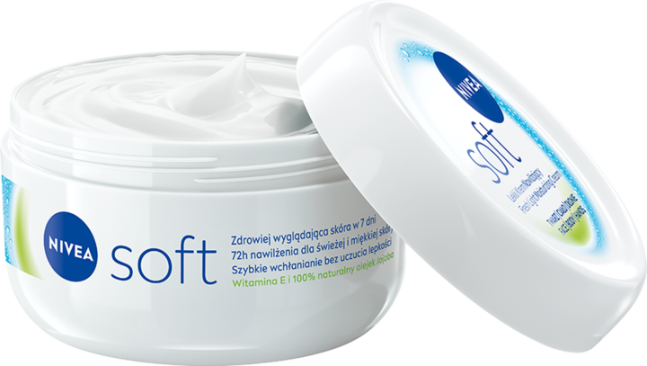 NIVEA, Soft, krem do twarzy, ciała i dłoni, nawilżający, 300 ml