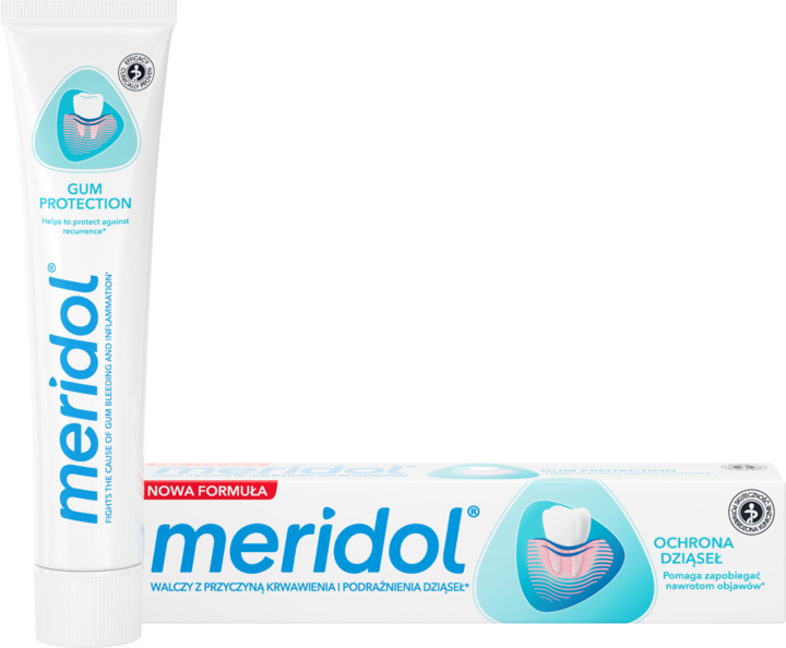 MERIDOL, pasta do zębów, walczy z przyczyną krwawienia i podrażnienia dziąseł, 75 ml