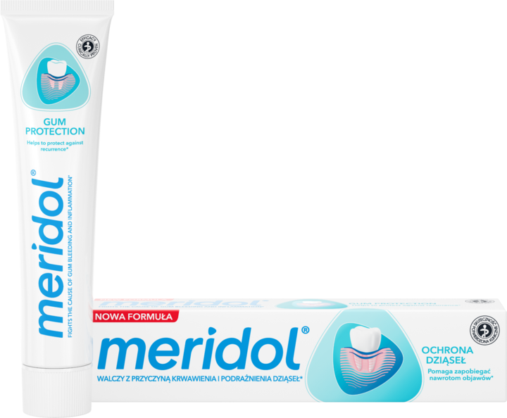 MERIDOL, pasta do zębów, walczy z przyczyną krwawienia i podrażnienia dziąseł, 75 ml