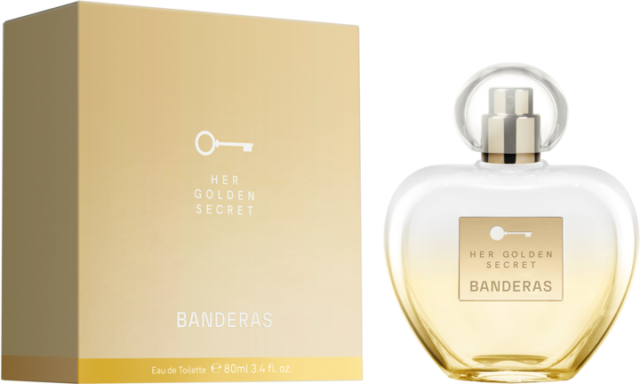 BANDERAS, Her Golden Secret, woda toaletowa dla kobiet, 80 ml