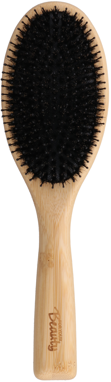 FOR YOUR BEAUTY, We Love Nature, szczotka do włosów, z drewna bambusowego, wygladzająca, 1 szt.