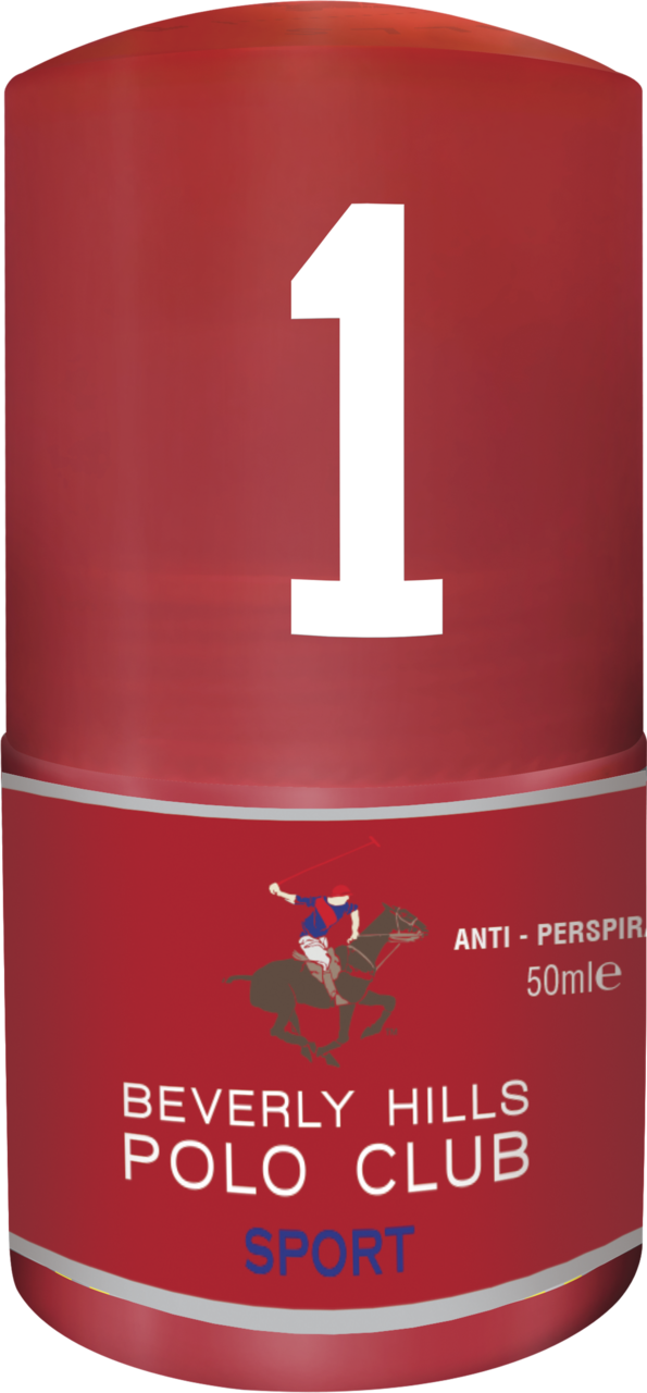 BEVERLY HILLS POLO CLUB, Sport 1, antyperspirant w kulce, dla mężczyzn, 50 ml
