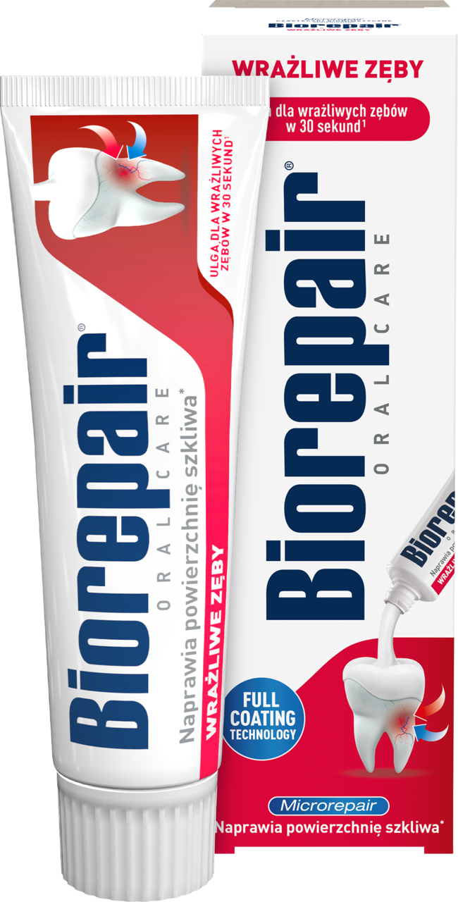 BIOREPAIR, Oral Care Fast Sensitive Repair, pasta do zębów wrażliwych, 75 ml