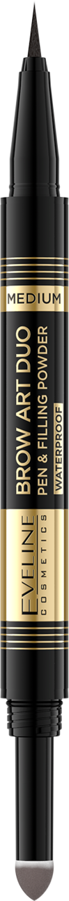EVELINE COSMETICS, , pisak i cień do brwi, precyzyjny, wodoodporny, 2w1 ...