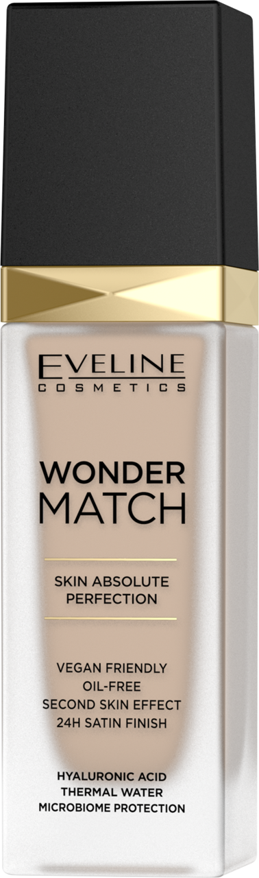 EVELINE COSMETICS, Wonder Match, podkład do twarzy, nr 12 Light Natural, 30 ml