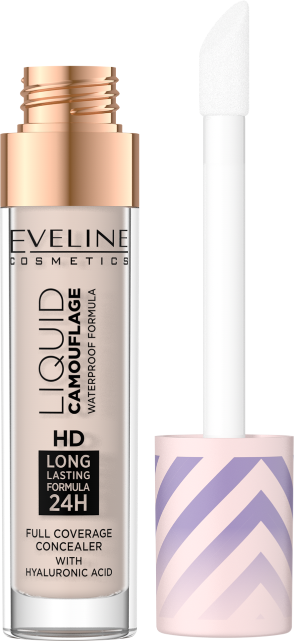 EVELINE COSMETICS, Liquid Camouflage, korektor do twarzy, 01 Light Porcelain, 7 ml