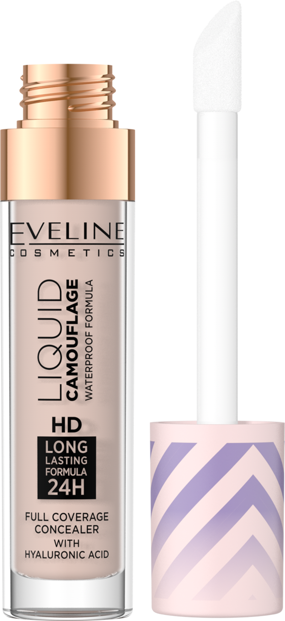 EVELINE COSMETICS, Liquid Camouflage, korektor do twarzy, 02 Light Vanilla, 7 ml
