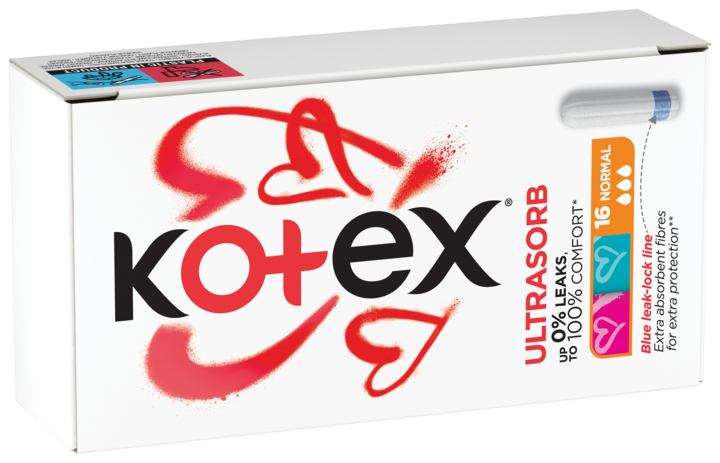 KOTEX, tampony higieniczne, Normal UltraSorb, 16 szt.