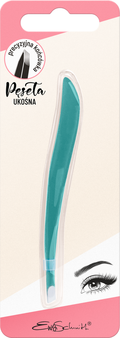 EWA SCHMITT, pęseta ukośna, różne kolory, 1 szt.