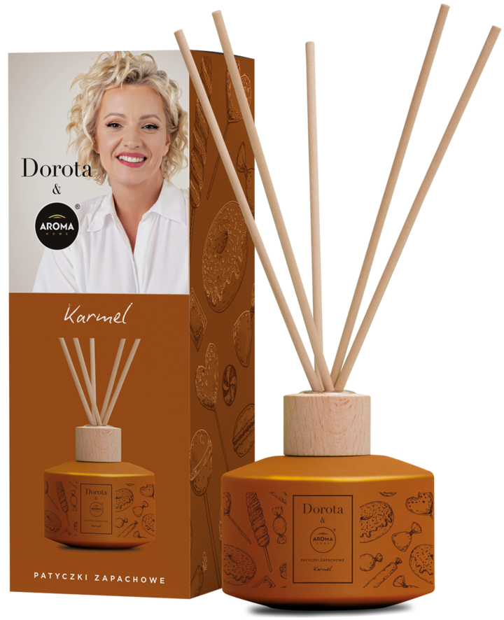 DOROTA & AROMA HOME, patyczki zapachowe, Karmel, 100 ml | Drogeria ...