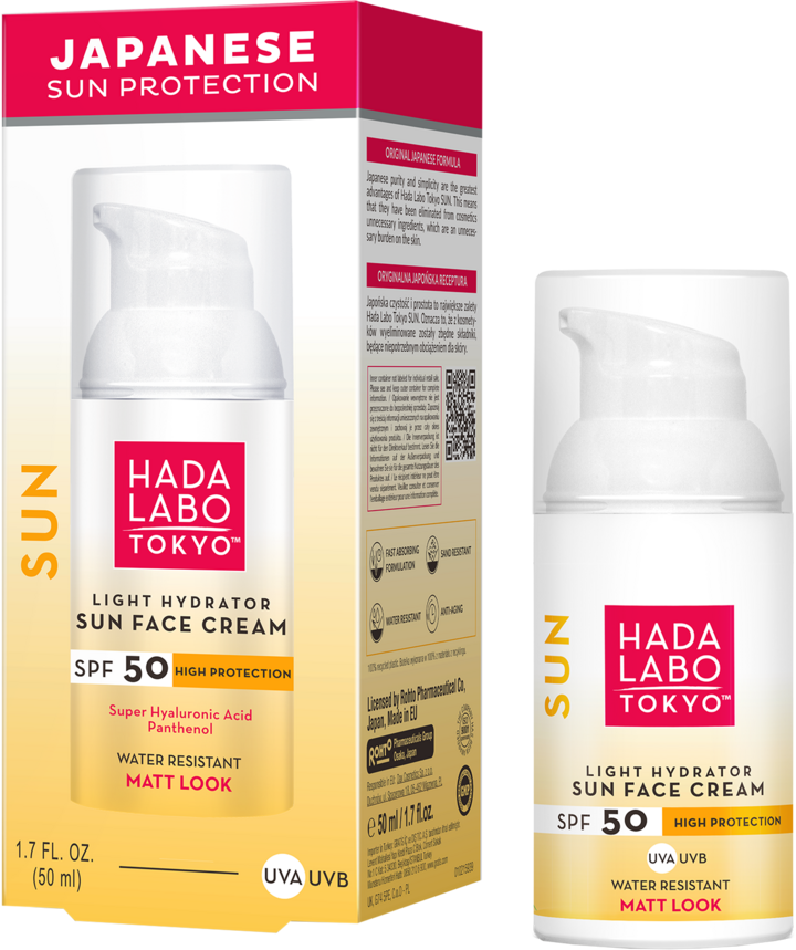 HADA LABO TOKYO, , krem do twarzy, SPF 50, wodoodporny, 50 ml ...