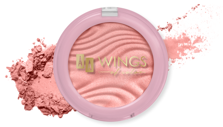AA WINGS OF COLOR, Blush & Go , róż do policzków, nr 01 Fancy Pink, 4,5 ...