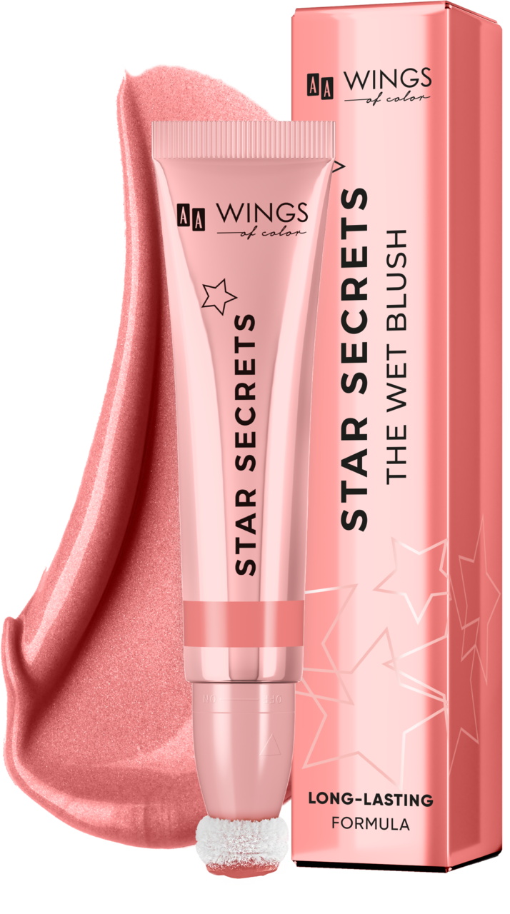 AA WINGS OF COLOR, Star Secrets , róż do policzków, kremowy ...
