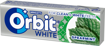 WRIGLEY'S ORBIT White Spearmint,guma do żucia, w drażetkach, o smaku miętowym, bez cukru,kompozycja-2