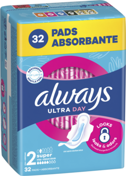 ALWAYS Ultra Day,podpaski higieniczne, ze skrzydełkami, Super,kompozycja-2
