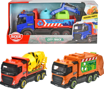 DICKIE TOYS ,pojazdy miejskie, różne rodzaje,kompozycja-2