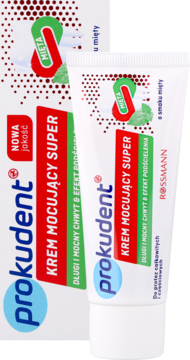 PROKUDENT ,krem mocujący do protez zębowych, o smaku Miętowym,kompozycja-2