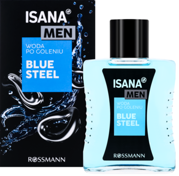 ISANA MEN ,woda po goleniu, dla mężczyzn, Blue Steel,kompozycja-2