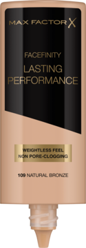 MAX FACTOR ,długotrwały podkład kryjący do twarzy nr - 109 natural bronze,kompozycja-2