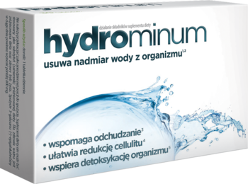 HYDROMINUM ,tabletki, usuwające nadmiar wody z organizmu, suplement diety,kompozycja-2
