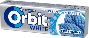 WRIGLEY'S ORBIT White Freshmint,guma do żucia, w drażetkach, o smaku miętowym, bez cukru,kompozycja-2