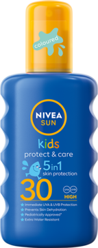 NIVEA SUN Kids ,spray ochronny dla dzieci, nawilżający, SPF 30,kompozycja-2