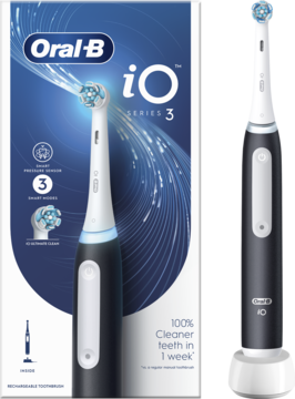 ORAL-B iO 3,szczoteczka elektryczna, Matte Black,kompozycja-2