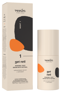 RESIBO Get Reti ,serum do twarzy, odnawiające, z retinalem,kompozycja-2