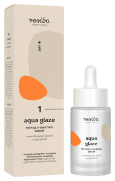 RESIBO Aqua Glaze ,serum do twarzy, z peptydami, nawadniające,kompozycja-2