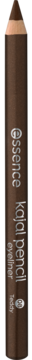 Brązowa kredka do oczu Essence Kajal Pencil Eyeliner 08 teddy, widok pionowy, zaostrzona końcówka.