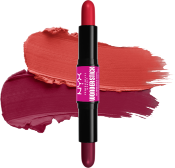 NYX PROFESSIONAL MAKEUP Wonder ,róż w sztyfcie, Amber & Fuchsia,kompozycja-2