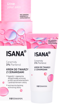 ISANA Love Your Skin ,krem do twarzy z Ceramidami,kompozycja-2