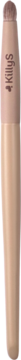 KillyS Nude Matte pędzel precyzyjny do cieni, beżowy uchwyt z napisem KillyS, widok z bliska.