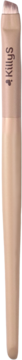 Beżowy pędzel KillyS Nude Matte do brwi i kresek, widok z przodu, z logo na matowym wykończeniu.