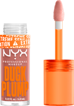 NYX PROFESSIONAL MAKEUP Duck Plump ,błyszczyk do ust, powiększający, nr 02 Bangin' Bare,kompozycja-2