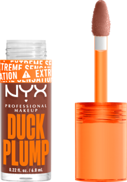 NYX PROFESSIONAL MAKEUP Duck Plump ,błyszczyk do ust, powiększający, nr 07 Mocha Me Crazy,kompozycja-2