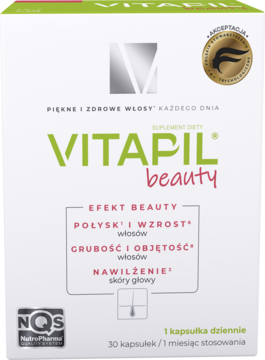VITAPIL Beauty ,kapsułki, Piękne i zdrowe włosy, suplement diety,kompozycja-2