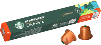 STARBUCKS Single-Origin Colombia ,kapsułki Nespresso z paloną i mieloną kawą, 100% Arabica,kompozycja-2