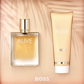 HUGO BOSS Alive ,zestaw dla kobiet, woda perfumowana 50 ml + balsam do ciała 75 ml,kompozycja-2
